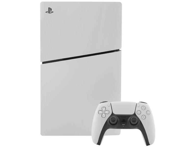 PlayStation 5 Disk 2025 1TB 1 Controle Branco Sony com 2 Jogos